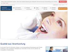 Tablet Screenshot of praxis-rupp.de